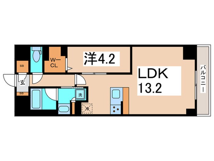 間取り図 サンエール南堀江