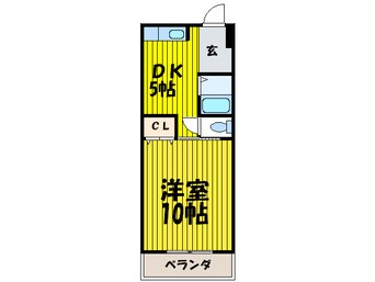 間取図 諸福マンション