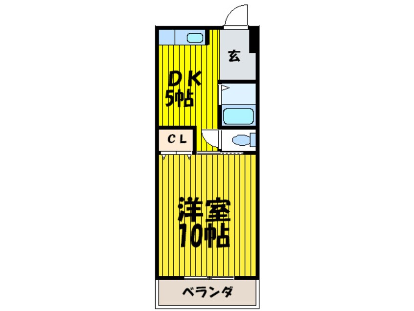 間取図 諸福マンション