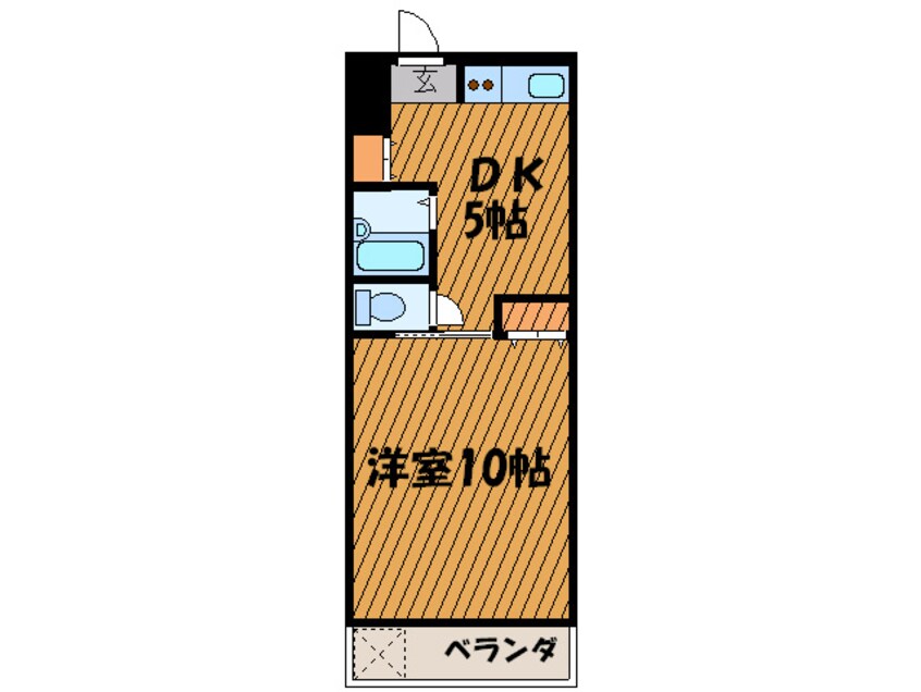 間取図 諸福マンション