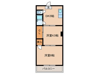間取図 諸福マンション