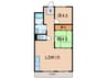 皐月マンション 2LDKの間取り
