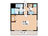 清水マンション　３ 1Kの間取り