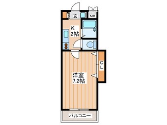 間取図 清水マンション　３