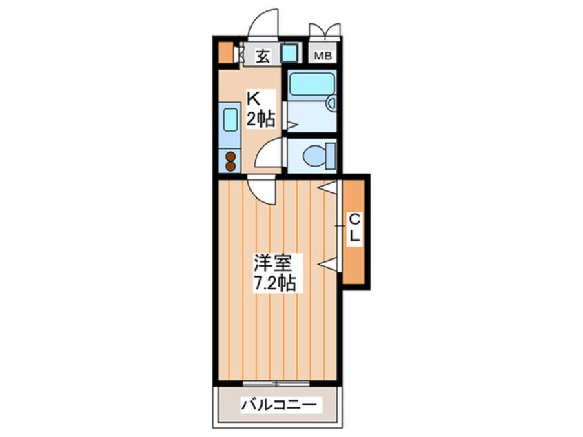 間取図 清水マンション　３
