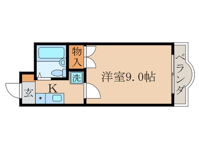 間取図 グリーンヴィレッジ吉田