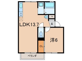 間取図 ハイツマスモトＡ棟