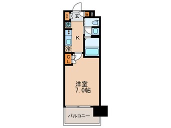 間取図 クレストコート靭公園