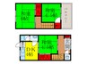 藤阪文化 3DKの間取り