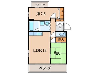 間取図 エクセルシア楠丘