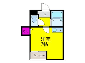 間取図 フォンターナ大宮