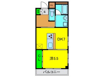 間取図 ラ・エリテ・メール