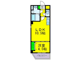 間取図 オルゴグラートＮＡＭＢＡ