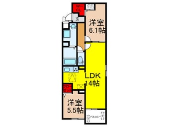 間取図 仮）ミツボシヤマモトビレッジ