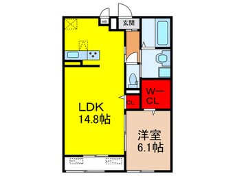 間取図 仮）ミツボシヤマモトビレッジ