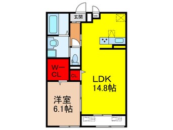 間取図 仮）ミツボシヤマモトビレッジ