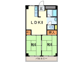 間取図 加島第３マンション