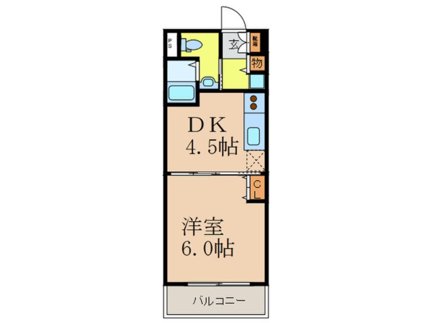 間取図 ドライバウム江坂