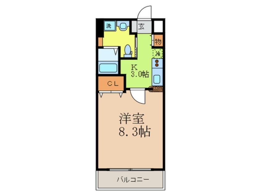 間取図 ドライバウム江坂