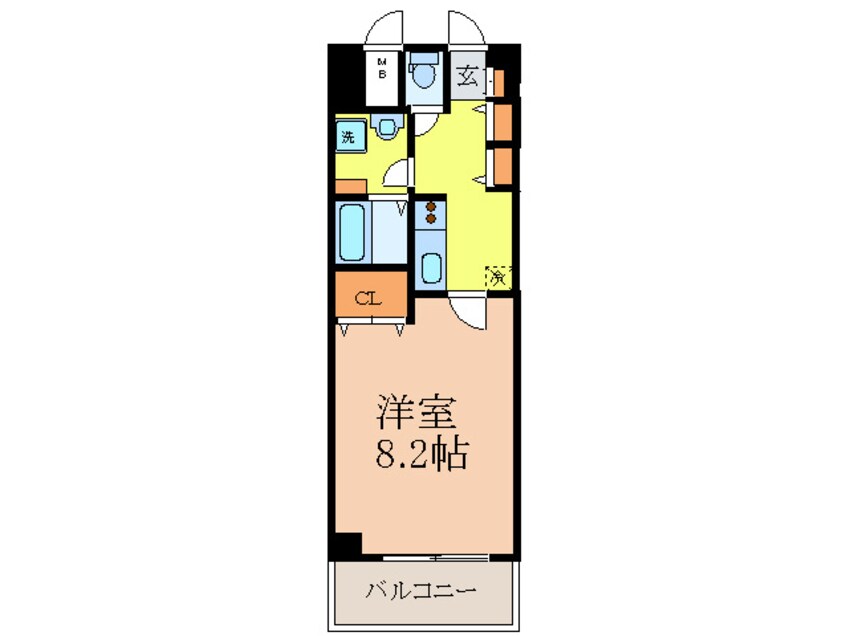 間取図 ドライバウム江坂