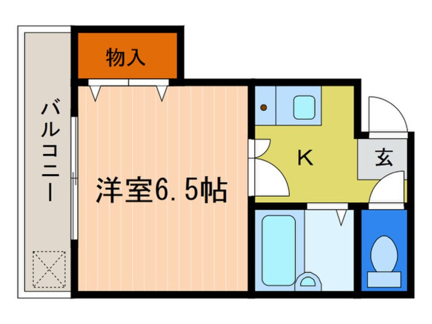 間取図 シェモア白川