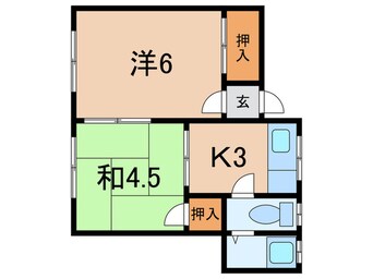 間取図 グリーンハイツ