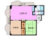 甲子園ローズハイツ 2LDKの間取り