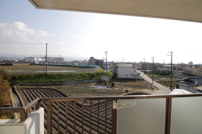 室内からの展望 エイト貝塚