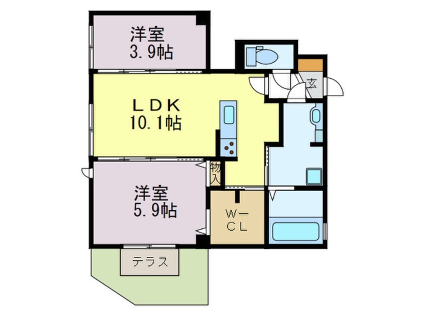間取図 ヴィラ　うらら