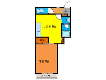 間取図 メゾン八重