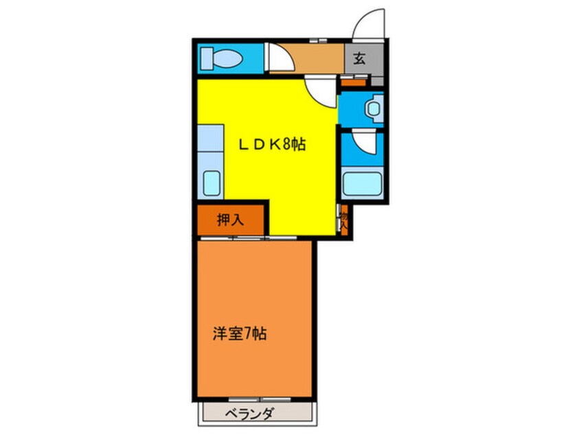 間取図 メゾン八重