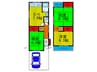 国松町戸建 3DKの間取り