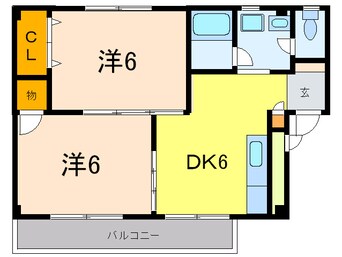 間取図 プレメ－ル深江