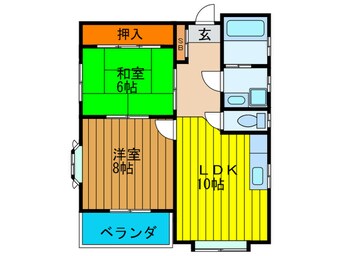 間取図 シャルムハイツ