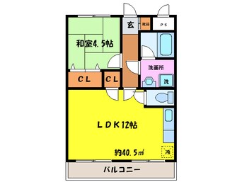 間取図 グレイスガ－デン豊中