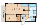 シャーメゾンファヴールの間取図
