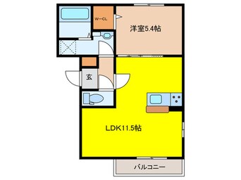 間取図 ル・シャン・ドゥ・フルール