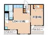 マンション山下 1LDKの間取り