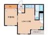 マンション山下 1LDKの間取り