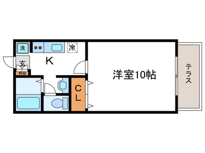 間取図 アム－ル西桂Ａ棟