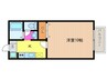 アム－ル西桂Ａ棟 1Kの間取り