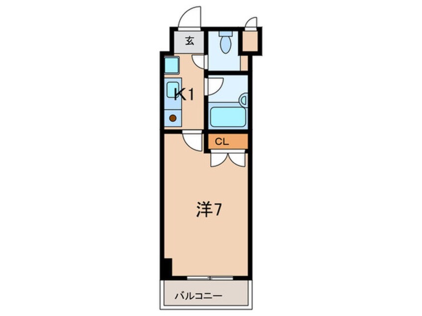 間取図 ウイット南塚口