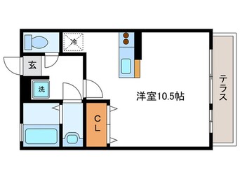 間取図 アム－ル西桂Ｂ棟