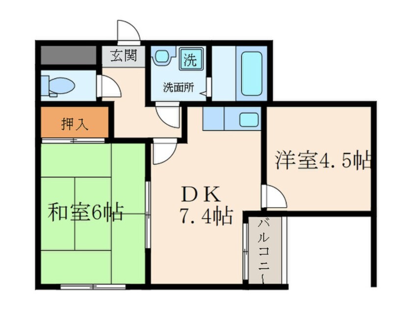 間取図 ウエダマンション