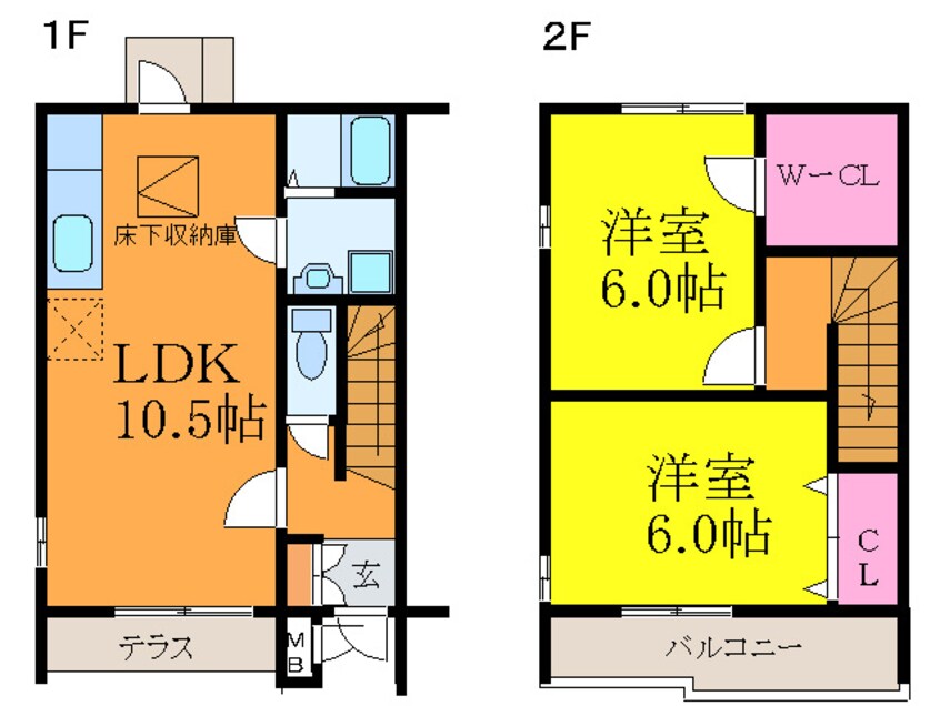 間取図 メルベーユ摂津