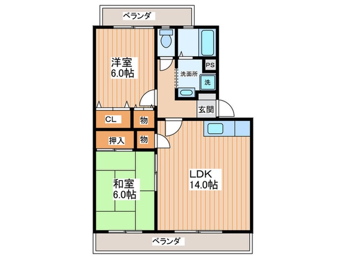 間取り図 シャルマンハイツ