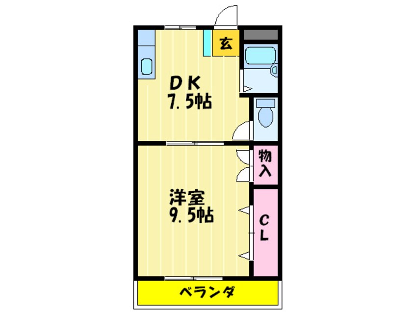 間取図 河正ハイツ