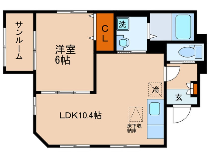 間取図 アベニールⅠ