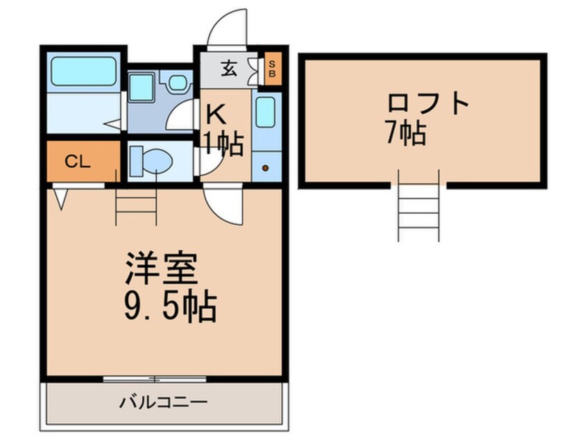 間取図 カーサアンリコ