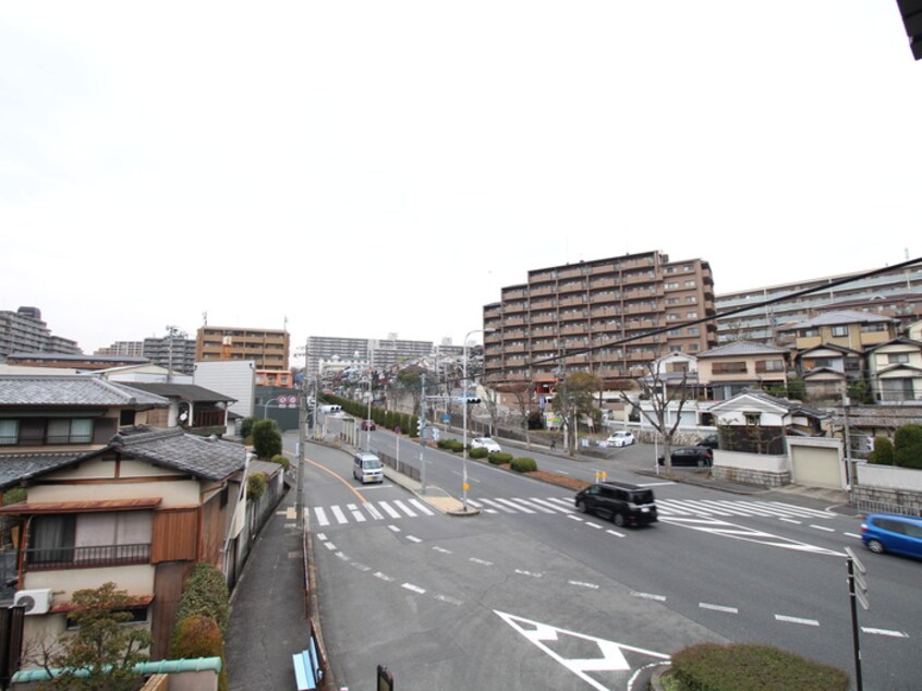 室内からの展望 アールマンション